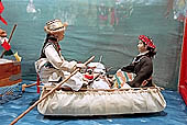 Kangra Valley - Norbulingka Institute - the Doll Collection that displays exact replicas of original Tibetan costumes 